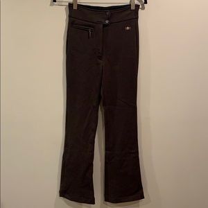 Vintage Post Card Brown Ski Pants Sz 4